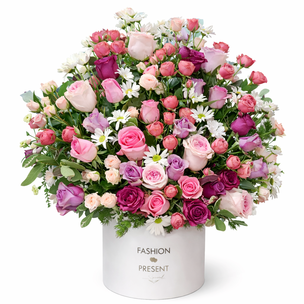 بوكس زهور كبير