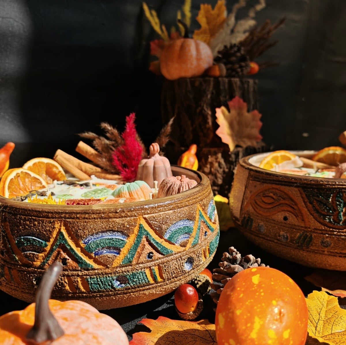 الشمعة الفخارية