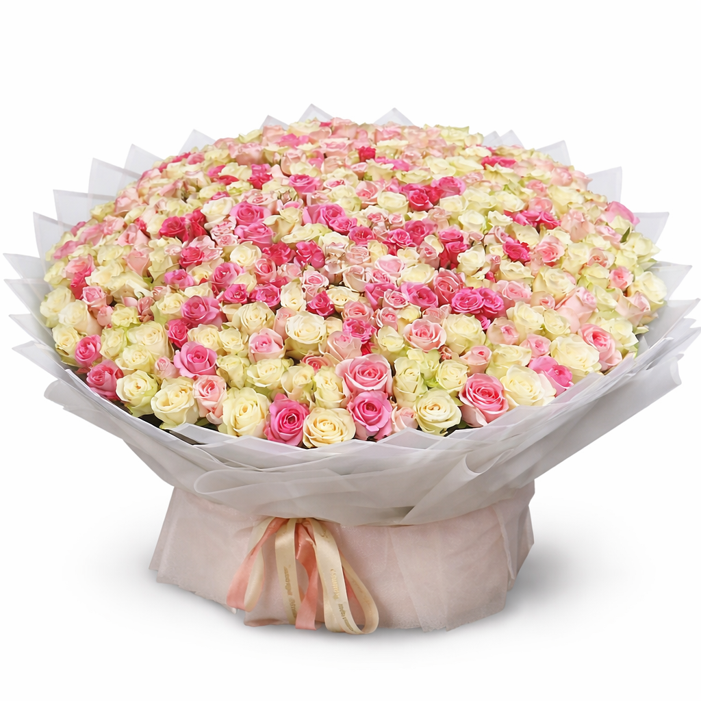 باقة ورد كبيرة