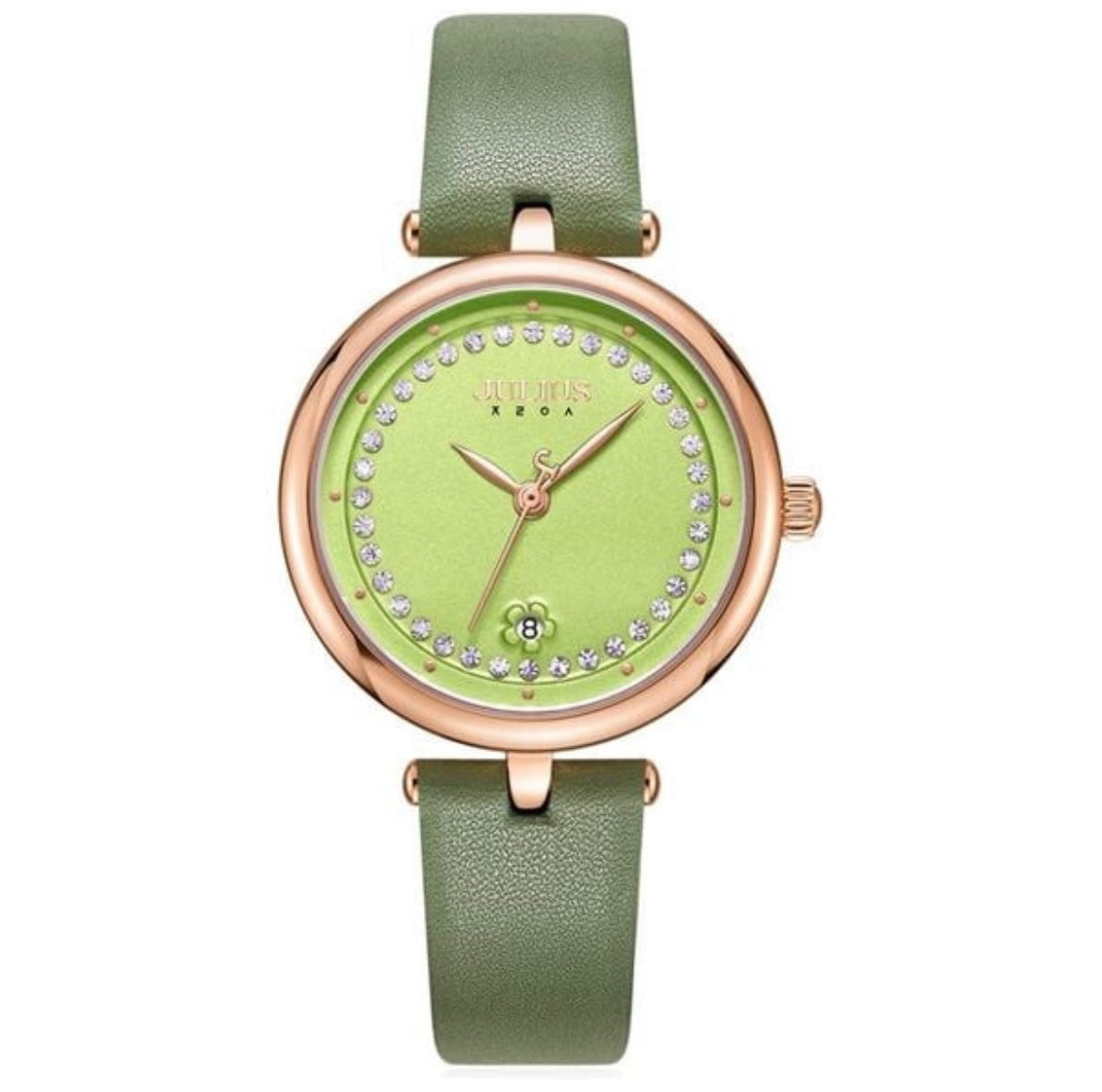 ساعة نسائية حضراء