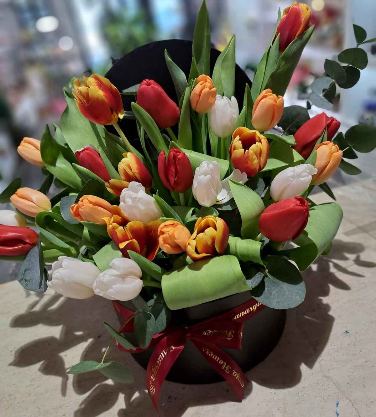 بوكس زهرة التوليب الشهيرة