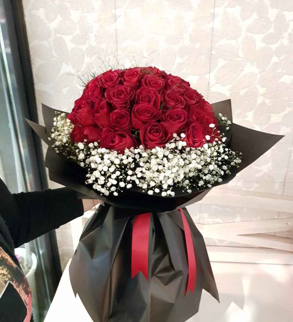 باقه الورد الاحمر